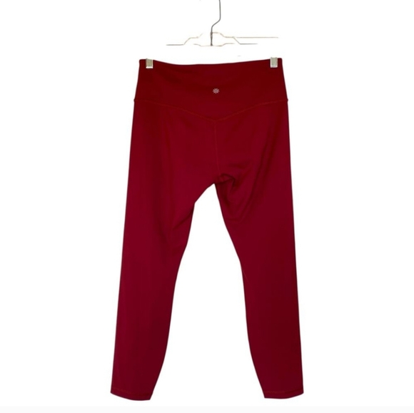 ATHLETA Elation Train 7/8 Tight Leggings Decadent Red Size Medium - Picture 4 of 7